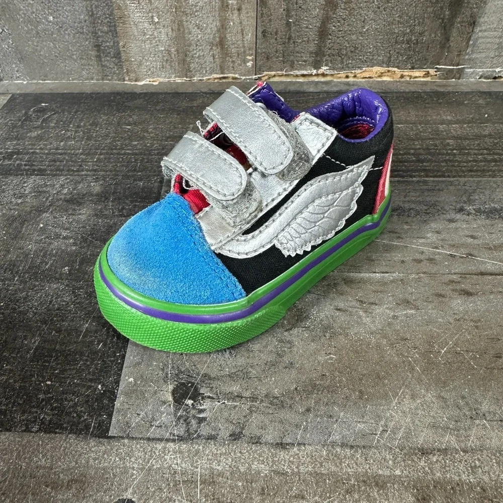 VANS x Marvel Avengers‎ Captain America Toddler Sneakers Size 4